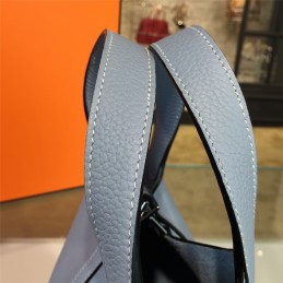 Replica Hermes Light Blue Picotin Lock 13 Bag