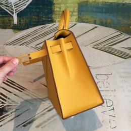 Replica Hermes Yellow Kelly 28 Gold Hardware Bag
