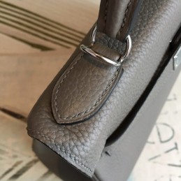 Replica Hermes Gray Kelly 28 Smooth Leather Bag