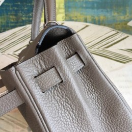 Replica Hermes Gray Kelly 28 Smooth Leather Bag