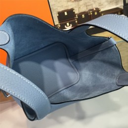 Replica Hermes Light Blue Picotin Lock 13 Bag