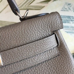Replica Hermes Gray Kelly 28 Smooth Leather Bag