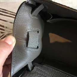 Replica Hermes Gray Kelly 28 Smooth Leather Bag