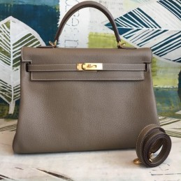 Replica Hermes Tan Kelly 35 Bag