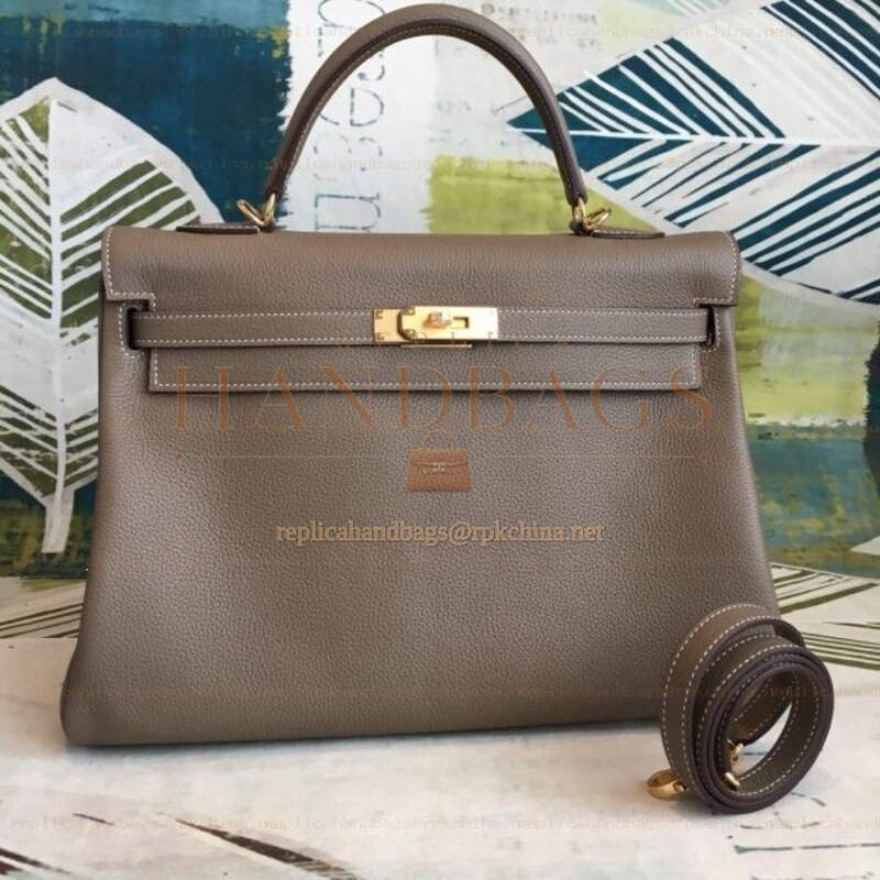 Replica Hermes Tan Kelly 35 Bag