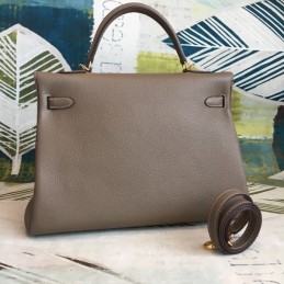Replica Hermes Tan Kelly 35 Bag
