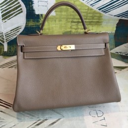 Replica Hermes Tan Kelly 35 Bag