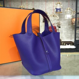 Replica Hermes Violet Picotin Lock 13 Bag