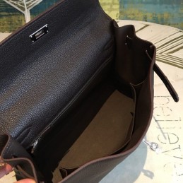 Replica Hermes Black Kelly 35 Bag