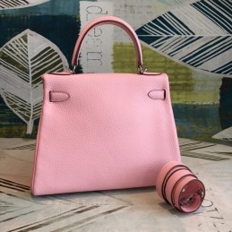 Replica Hermes Red Kelly 32 Smooth Leather Bag
