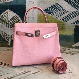 Replica Hermes Red Kelly 32 Smooth Leather Bag