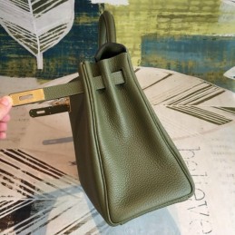 Replica Hermes Olive Green Kelly 32 Shoulder Strap Bag