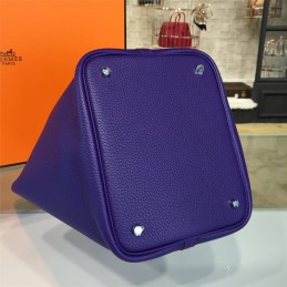 Replica Hermes Violet Picotin Lock 13 Bag