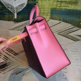 Replica Hermes Purple Kelly 25 Gold Hardware Bag