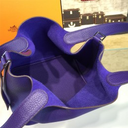 Replica Hermes Violet Picotin Lock 13 Bag