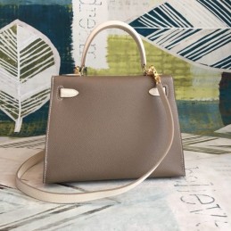 Replica Hermes Tan Kelly 25 Shoulder Strap Gold Hardware Bag