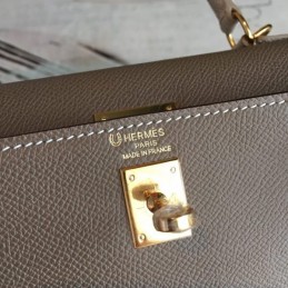Replica Hermes Tan Kelly 25 Shoulder Strap Gold Hardware Bag