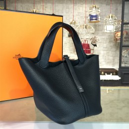 Replica Hermes Black Picotin Lock 13 Bag
