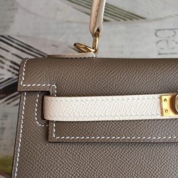 Replica Hermes Tan Kelly 25 Shoulder Strap Gold Hardware Bag