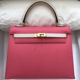 Replica Hermes Red Kelly 25 Gold Hardware Bag