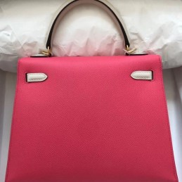 Replica Hermes Red Kelly 25 Gold Hardware Bag