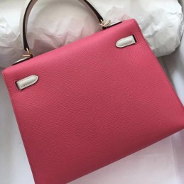 Replica Hermes Red Kelly 25 Gold Hardware Bag
