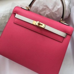 Replica Hermes Red Kelly 25 Gold Hardware Bag