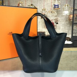 Replica Hermes Black Picotin Lock 13 Bag