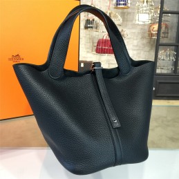 Replica Hermes Black Picotin Lock 13 Bag