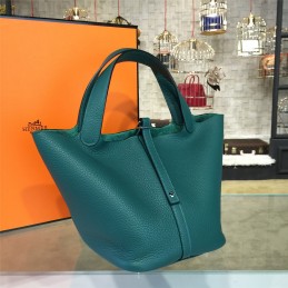 Replica Hermes Teal Picotin Lock 13 Bag