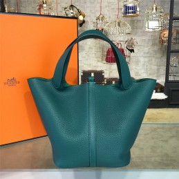 Replica Hermes Teal Picotin Lock 13 Bag