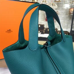 Replica Hermes Teal Picotin Lock 13 Bag