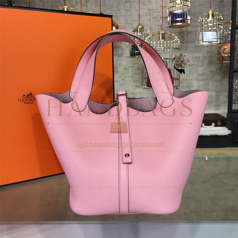 Replica Hermes Pink Picotin Lock 13 Bag