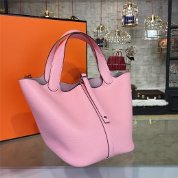 Replica Hermes Pink Picotin Lock 13 Bag