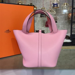 Replica Hermes Pink Picotin Lock 13 Bag