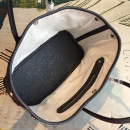 Replica Hermes Black Garden Party 30 Smooth Leather Bag