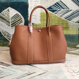 Replica Hermes Brown Garden Party 30 Bag