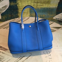 Replica Hermes Blue Garden Party 30 Bag