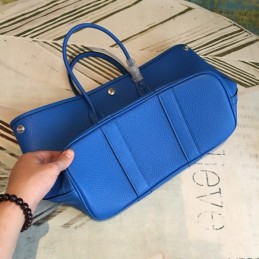 Replica Hermes Blue Garden Party 30 Bag