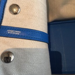 Replica Hermes Blue Garden Party 30 Bag