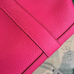 Replica Hermes Pink Garden Party 30 Textured Leather Bag