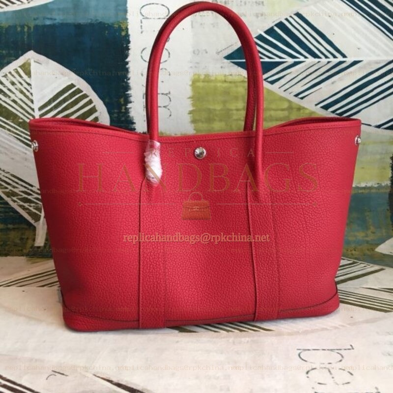 Replica Hermes Red Garden Party 36 Bag