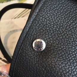 Replica Hermes Black Garden Party 36 Smooth Leather Bag
