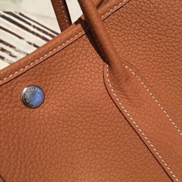 Replica Hermes Tan Garden Party 36 Smooth Leather Bag