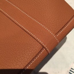 Replica Hermes Tan Garden Party 36 Smooth Leather Bag