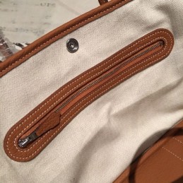 Replica Hermes Tan Garden Party 36 Smooth Leather Bag