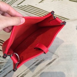 Replica Hermes Red Evelyn 18 Bag