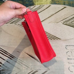 Replica Hermes Red Evelyn 18 Bag