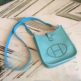 Replica Hermes Teal Evelyn 18 Bag