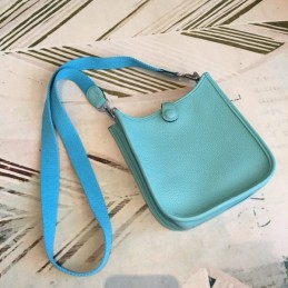 Replica Hermes Teal Evelyn 18 Bag